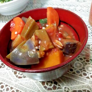 夏野菜のトマトスープ